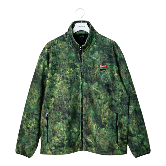 APPLEBUM “Pixel Camo” Fleece Jacket アップルバム “ピクセルカモ” フリースジャケット GT2520603【メンズ アウター 総柄 カモ ピクセル コラボ 25FW】