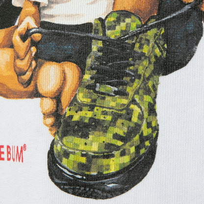 APPLEBUM “Brand New Kicks (Pixel Camo)” T-Shirt アップルバム “ブランニューキックス (ピクセルカモ)” Tシャツ GT2521101【メンズ 綿100％ 天竺生地 グラフィック 2000年代 25FW】