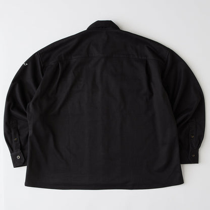 FAT WARMCROP エフエイティー ウォームクロップ F32521-SH21【メンズ シャツ ビッグシルエット 起毛感 ロゴ刺繍 25FW】