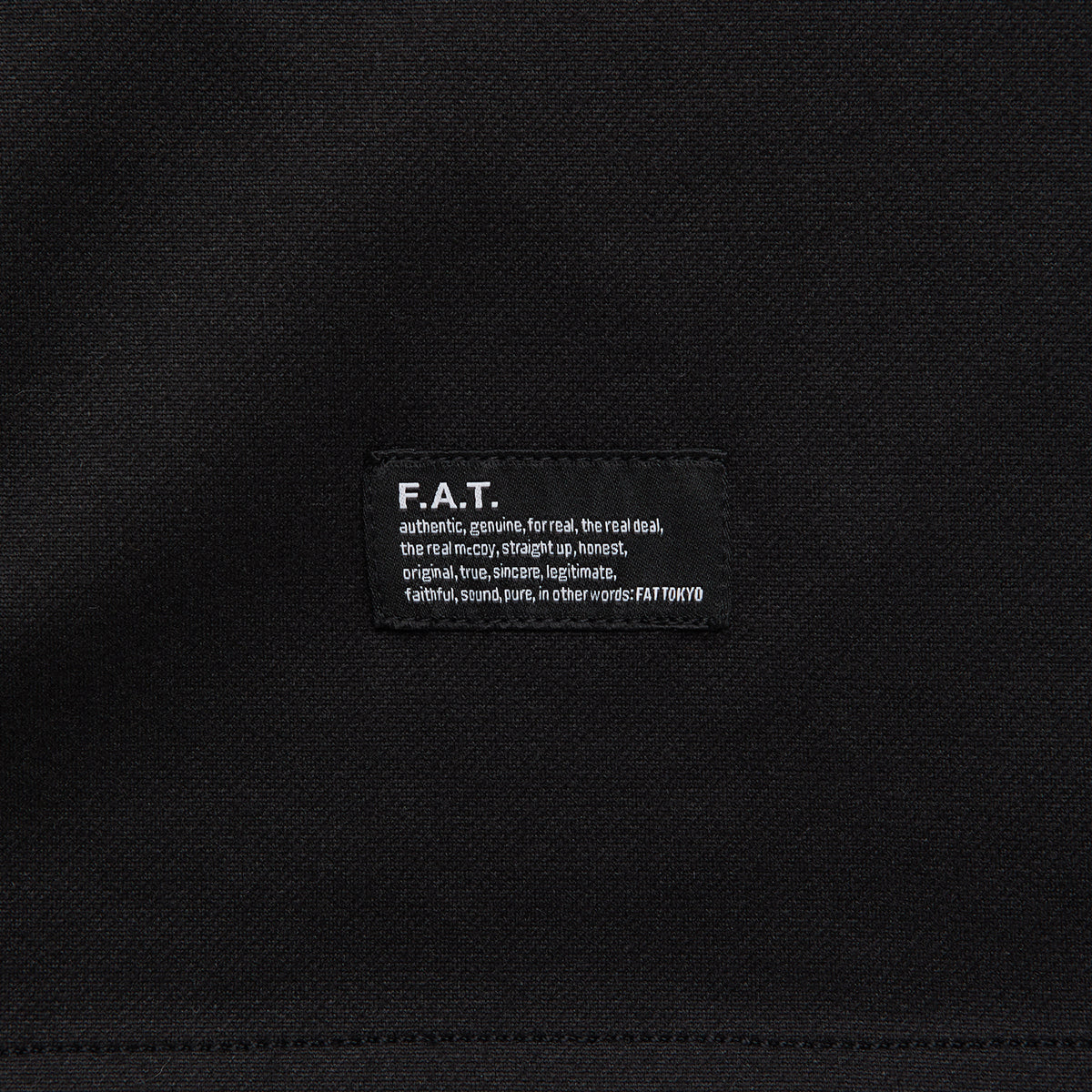 FAT WARMCROP エフエイティー ウォームクロップ F32521-SH21【メンズ シャツ ビッグシルエット 起毛感 ロゴ刺繍 25FW】