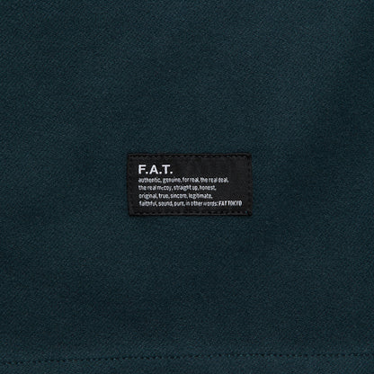 FAT WARMCROP エフエイティー ウォームクロップ F32521-SH21【メンズ シャツ ビッグシルエット 起毛感 ロゴ刺繍 25FW】