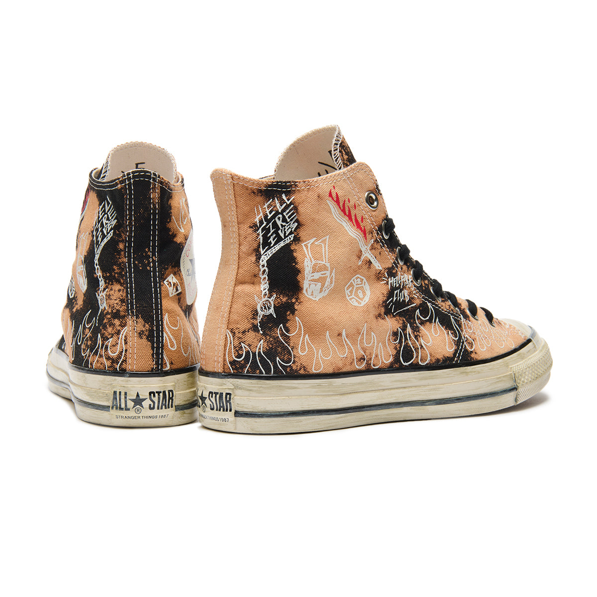 CONVERSE ALL STAR AGED 87 HC HI / STRANGER THINGS 5 コンバース オールスター エイジド 87 HC HI / ストレンジャー・シングス 5 31317090【メンズ コラボ クッション性 エイジング加工 手書き風 26SS】