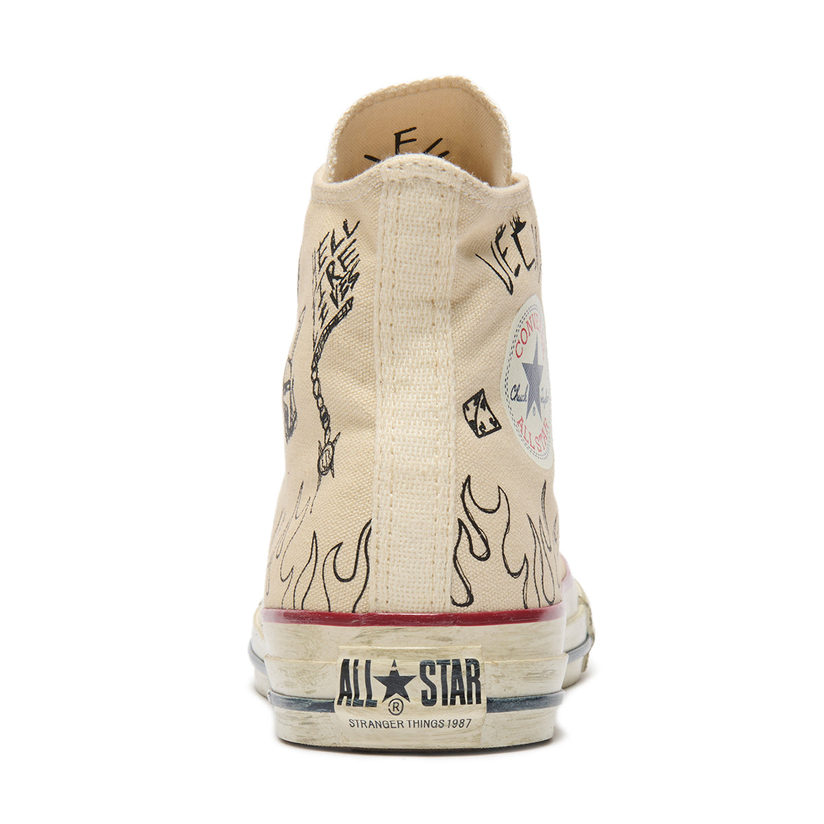 CONVERSE ALL STAR AGED 87 HC HI / STRANGER THINGS 5 コンバース オールスター エイジド 87 HC HI / ストレンジャー・シングス 5 31317091【メンズ コラボ クッション性 エイジング加工 グラフィック 26SS】