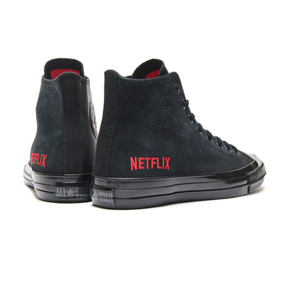 CONVERSE ALL STAR AGED HI / NETFLIX コンバース オールスター エイジド HI / ネットフリックス 31317100【メンズ スニーカー ハイカットシューズ 異素材 コラボ 26SS】