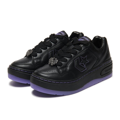 CONVERSE WEAPON PLTS OX / ANNA SUI コンバース ウエポン PLTS OX / アナ スイ 33702700【レディース 厚底 ガーリーデザイン 軽量 EVAソール スペアシューレース 26SS】