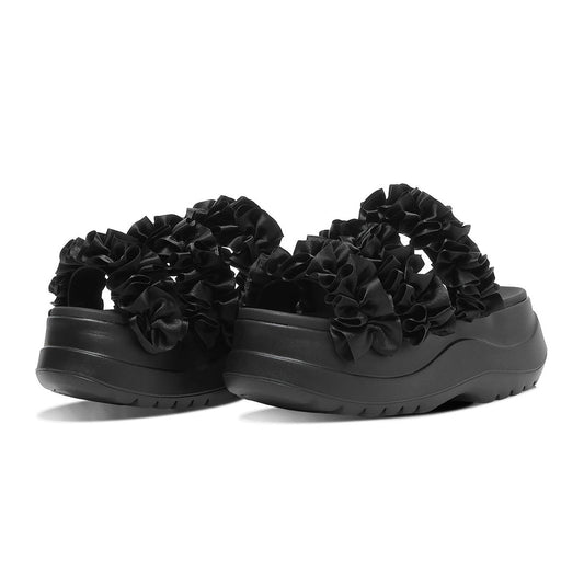 CONVERSE CHEWY FR コンバース チューイー FR 33800121【レディース 厚底サンダル フリルサンダル スライドサンダル 26SS】