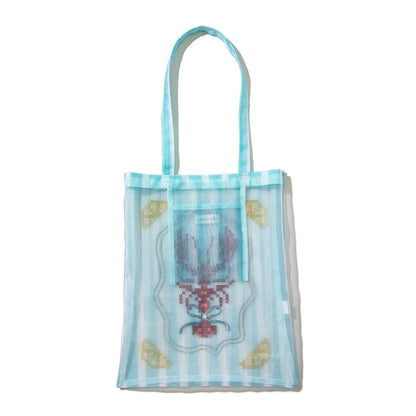 Casselini Tulle Embroidery Tote キャセリーニ チュール刺繍トート 254-111505【レディース チュール素材 透け感 26SS】
