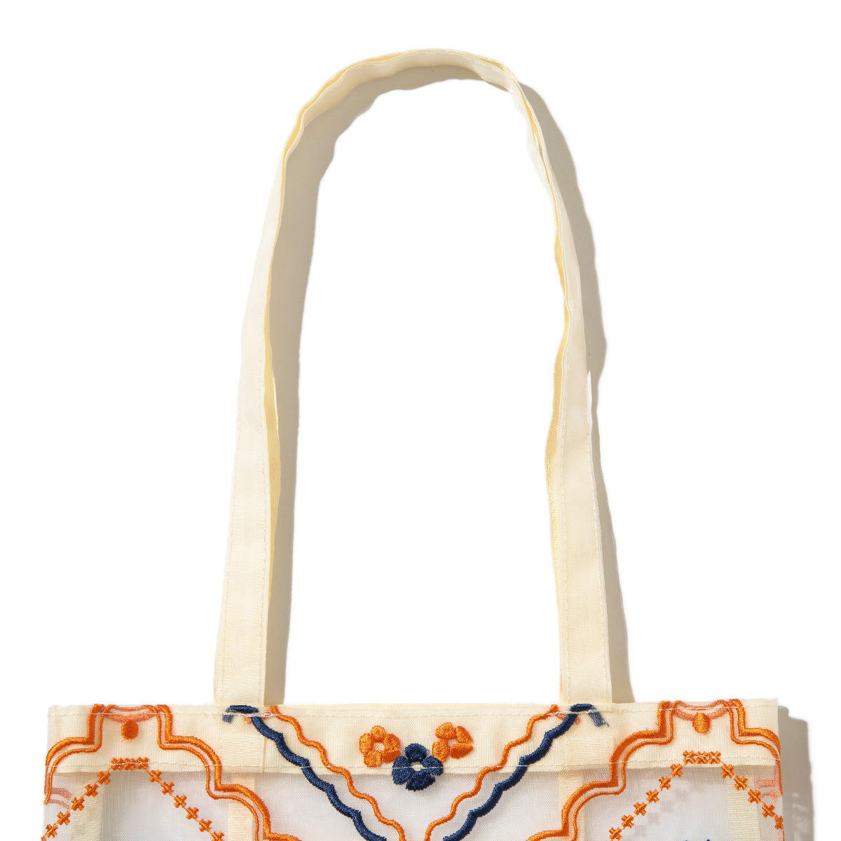 Casselini Tulle Embroidery Tote キャセリーニ チュール刺繍トート 254-111505【レディース チュール素材 透け感 26SS】