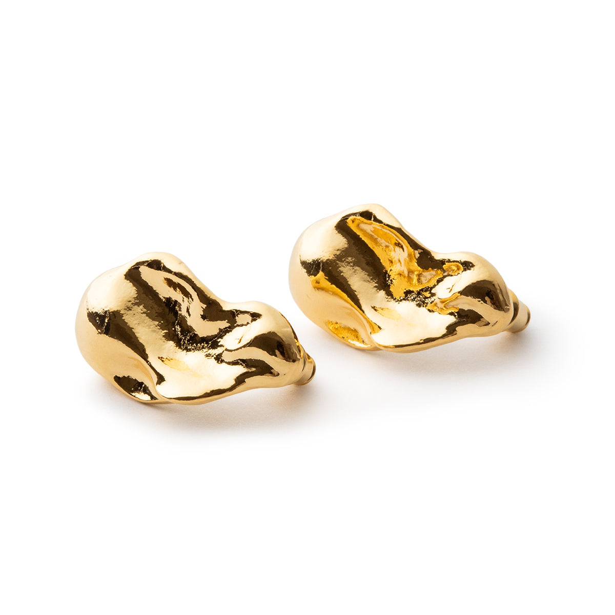 LAPUIS Oyster pierced earrings ラピュイ オイスター ピアス 254-220112-GLD【レディース 日本製 26SS】