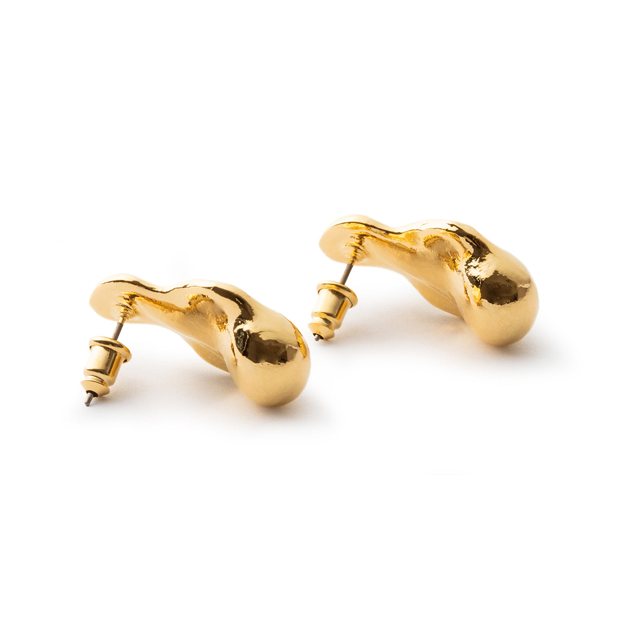 LAPUIS Oyster pierced earrings ラピュイ オイスター ピアス 254-220112-GLD【レディース 日本製 26SS】