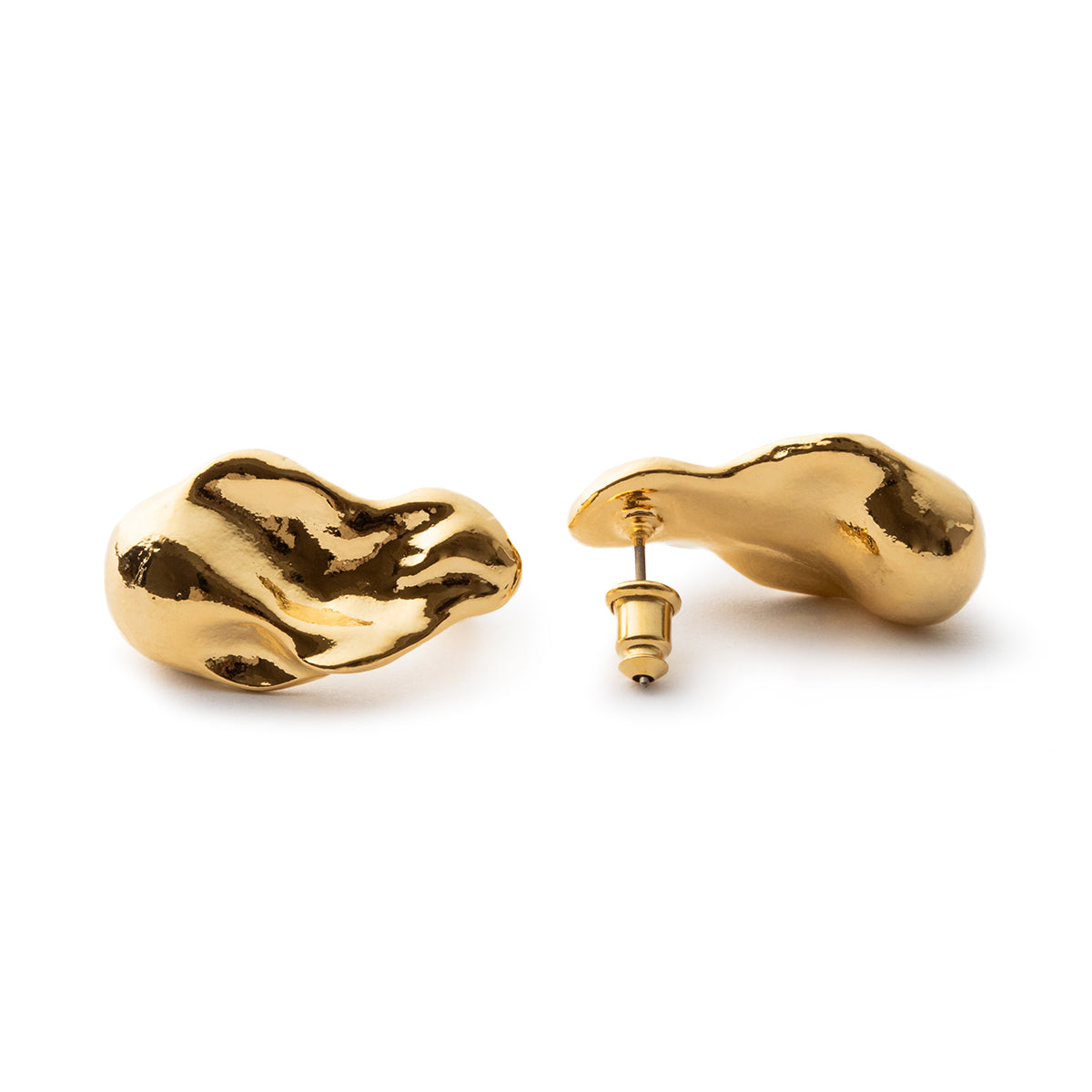 LAPUIS Oyster pierced earrings ラピュイ オイスター ピアス 254-220112-GLD【レディース 日本製 26SS】