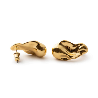 LAPUIS Oyster pierced earrings ラピュイ オイスター ピアス 254-220112-GLD【レディース 日本製 26SS】