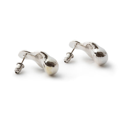 LAPUIS Oyster pierced earrings ラピュイ オイスター ピアス 254-220112-SLR【レディース 日本製 26SS】