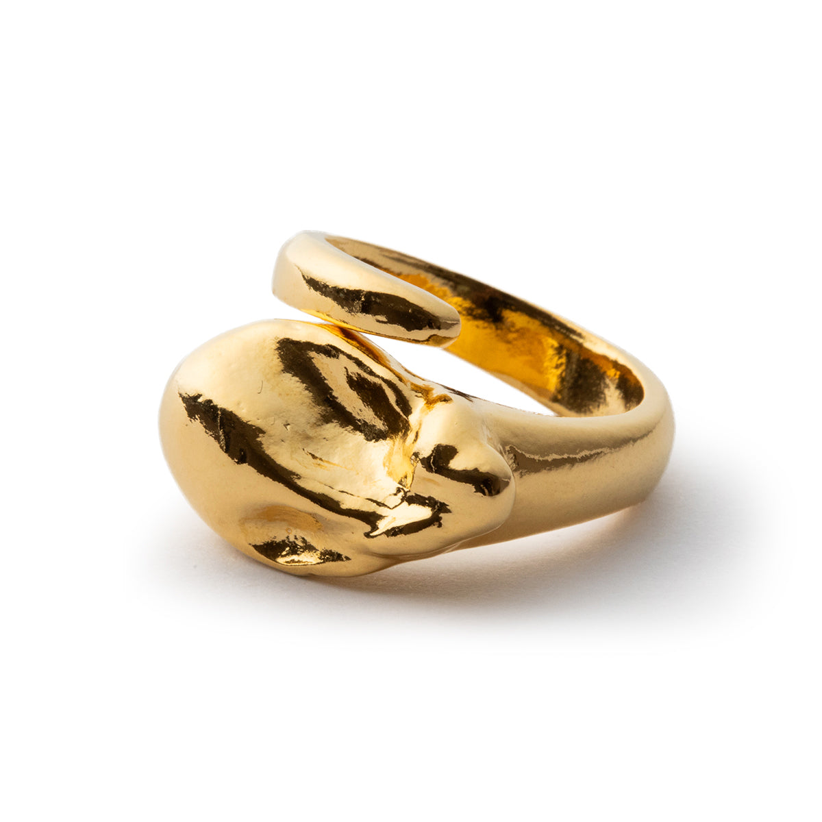 LAPUIS Oyster ring ラピュイ オイスター リング 254-220113-GLD【レディース 日本製 26SS】
