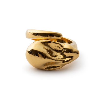 LAPUIS Oyster ring ラピュイ オイスター リング 254-220113-GLD【レディース 日本製 26SS】