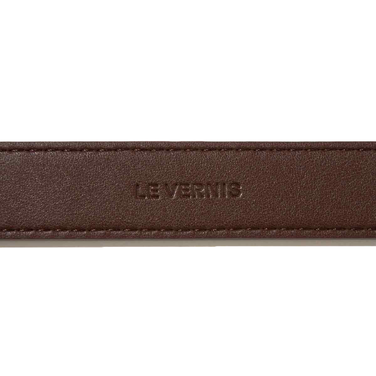 LE VERNIS Poire belt ル・ベルニ ポワールベルト  232-210401【レディース ベルト フェイクレザー 26SS】
