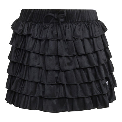 adidas originals LACE RUFFLE MINI SKIRT アディダスオリジナルス レース フリル ミニスカート DP791【レディース ミニスカート レーススカート フリルデザイン ピケ生地 26SS】