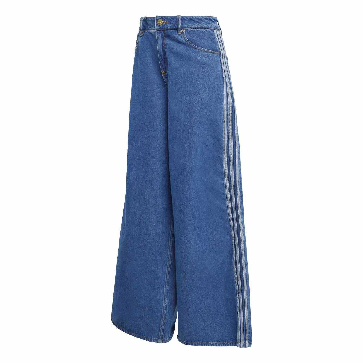 adidas originals Firebird Adenium Track Pants Denim アディダスオリジナルス ファイヤーバード アディレニウム トラックパンツ デニム H1457【レディース トラックパンツ ストリート ミッドライズ レギュラーフィット 耐久性 26SS】
