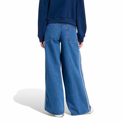 adidas originals Firebird Adenium Track Pants Denim アディダスオリジナルス ファイヤーバード アディレニウム トラックパンツ デニム H1457【レディース トラックパンツ ストリート ミッドライズ レギュラーフィット 耐久性 26SS】