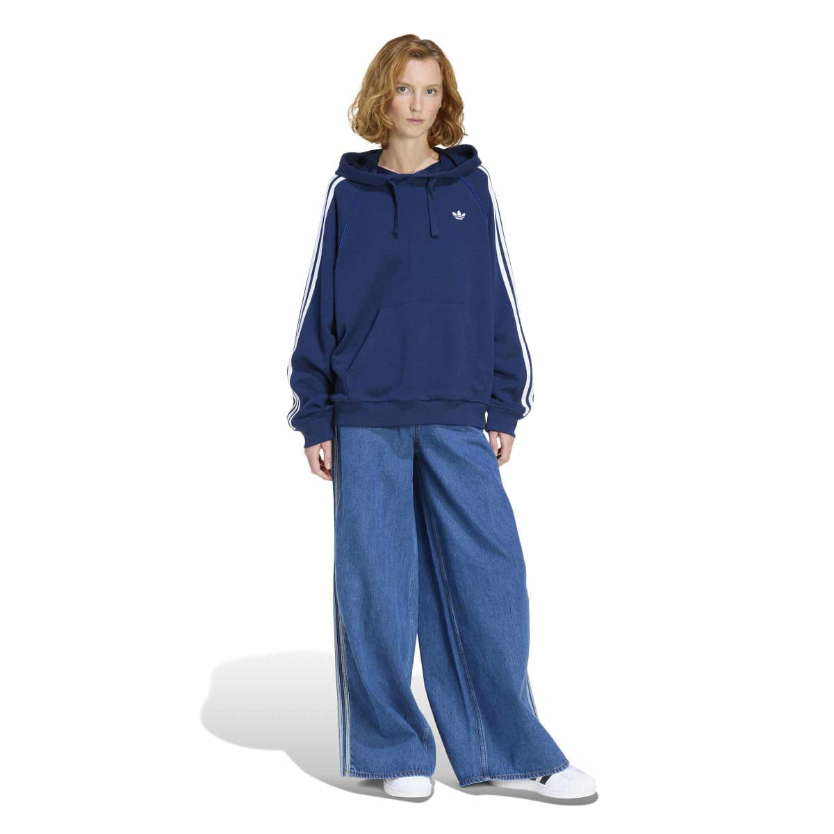 adidas originals Firebird Adenium Track Pants Denim アディダスオリジナルス ファイヤーバード アディレニウム トラックパンツ デニム H1457【レディース トラックパンツ ストリート ミッドライズ レギュラーフィット 耐久性 26SS】