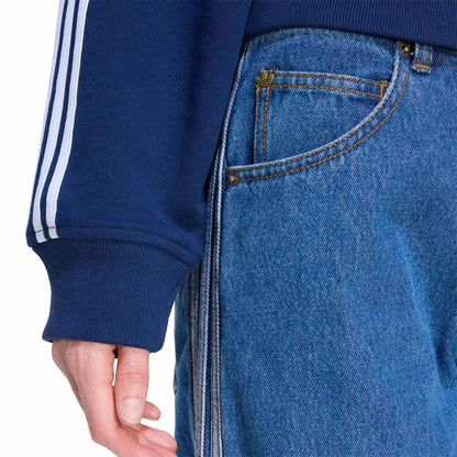 adidas originals Firebird Adenium Track Pants Denim アディダスオリジナルス ファイヤーバード アディレニウム トラックパンツ デニム H1457【レディース トラックパンツ ストリート ミッドライズ レギュラーフィット 耐久性 26SS】