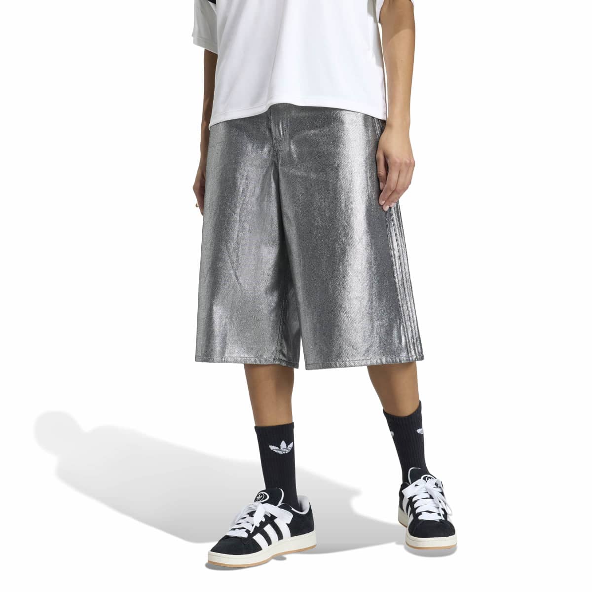 adidas originals FIREBIRD JORTS DENIM アディダスオリジナルス ファイアーバード ジョーツ デニム KD2930【レディース デニム ショートパンツ レギュラーフィット ウーブン素材 26SS】