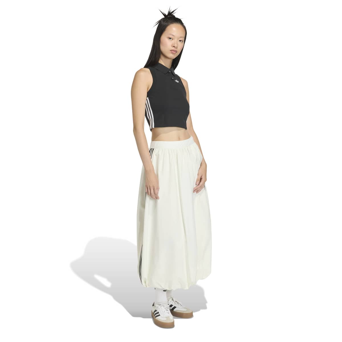 adidas originals BALLOON LONG SKIRT アディダスオリジナルス バルーン ロング スカート KE3441【レディース バルーンスカート オーバーサイズ カジュアル ストリート プレーンウィーブ 26SS】