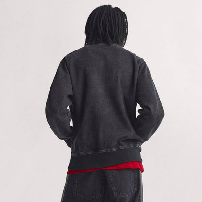 adidas originals Adicolor Denim Firebird Track Top アディダスオリジナルス アディカラー デニム フファイヤーバード トラックトップ KD1516【メンズ デニム トラックトップ ルーズフィット フルジップ 機能性 26SS】