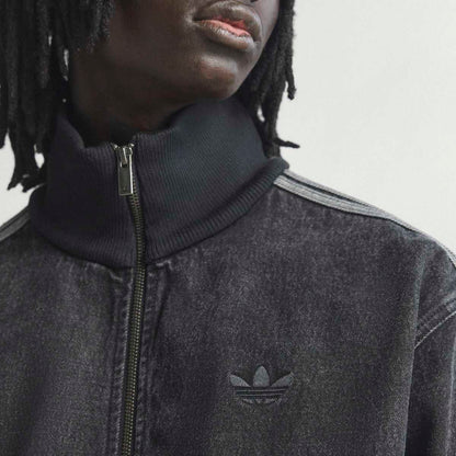 adidas originals Adicolor Denim Firebird Track Top アディダスオリジナルス アディカラー デニム フファイヤーバード トラックトップ KD1516【メンズ デニム トラックトップ ルーズフィット フルジップ 機能性 26SS】
