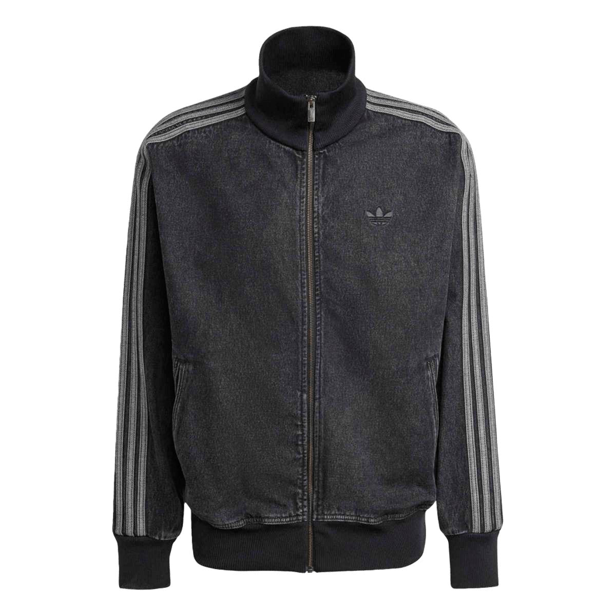 adidas originals Adicolor Denim Firebird Track Top アディダスオリジナルス アディカラー デニム フファイヤーバード トラックトップ KD1516【メンズ デニム トラックトップ ルーズフィット フルジップ 機能性 26SS】
