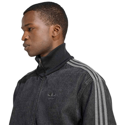 adidas originals Adicolor Denim Firebird Track Top アディダスオリジナルス アディカラー デニム フファイヤーバード トラックトップ KD1516【メンズ デニム トラックトップ ルーズフィット フルジップ 機能性 26SS】