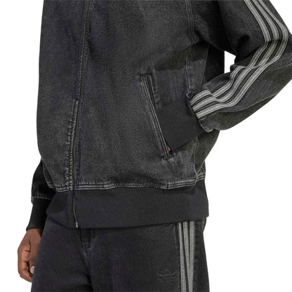 adidas originals Adicolor Denim Firebird Track Top アディダスオリジナルス アディカラー デニム フファイヤーバード トラックトップ KD1516【メンズ デニム トラックトップ ルーズフィット フルジップ 機能性 26SS】