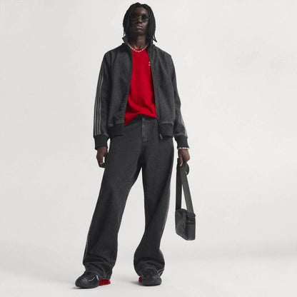adidas originals Adicolor Denim Firebird Track Top アディダスオリジナルス アディカラー デニム フファイヤーバード トラックトップ KD1516【メンズ デニム トラックトップ ルーズフィット フルジップ 機能性 26SS】