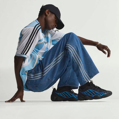 adidas originals FIREBIRD ADICOLOR DENIM PANTS アディダスオリジナルス ファイヤーバード アディカラー デニム パンツ KD1499【メンズ デニムパンツ ミッドライズ ストリート クラシック  26SS】