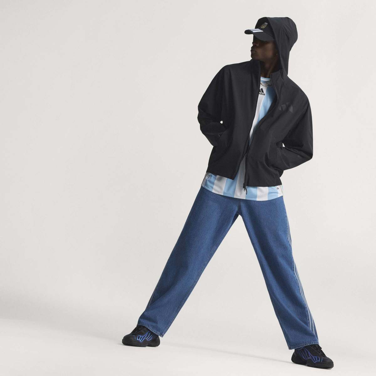 adidas originals FIREBIRD ADICOLOR DENIM PANTS アディダスオリジナルス ファイヤーバード アディカラー デニム パンツ KD1499【メンズ デニムパンツ ミッドライズ ストリート クラシック  26SS】