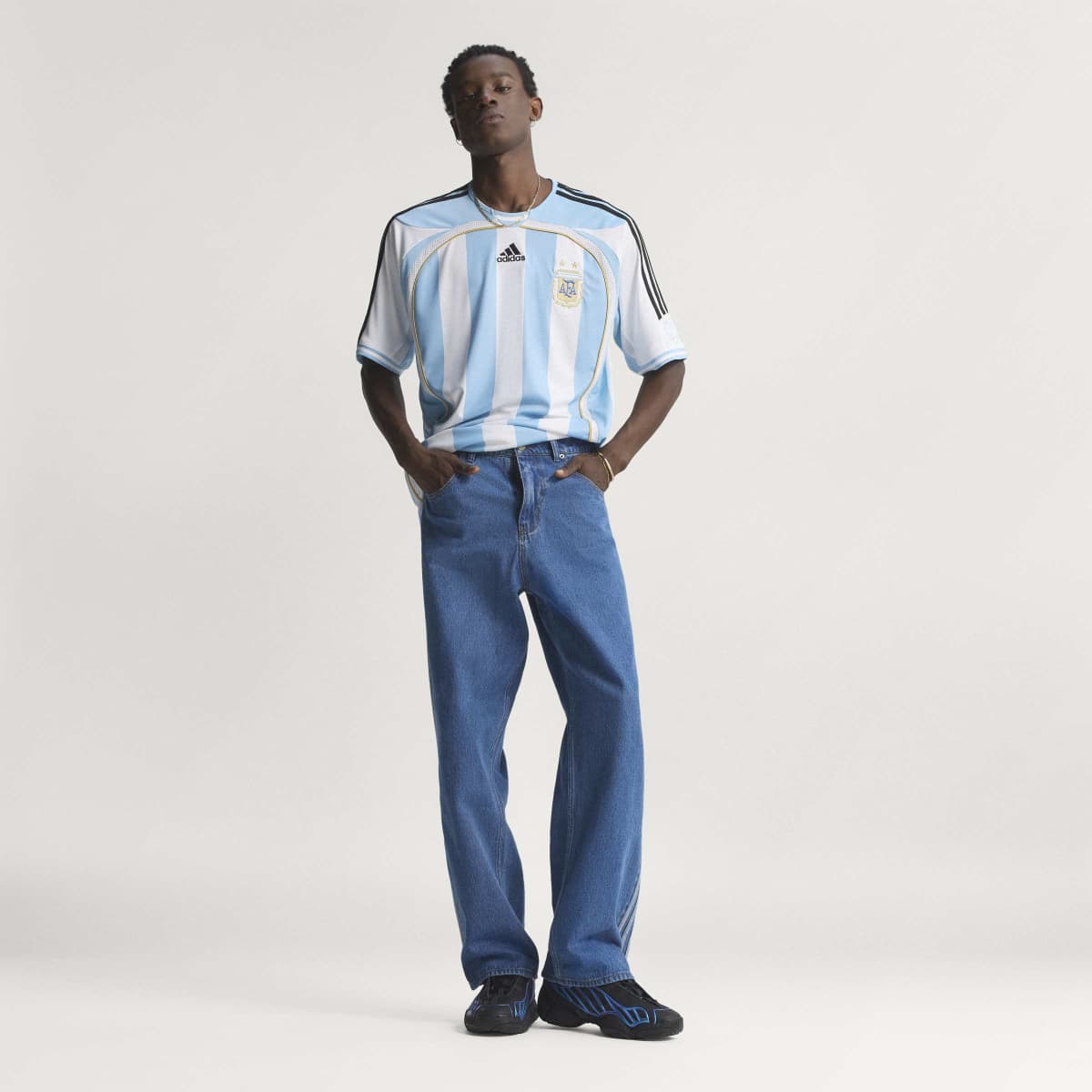 adidas originals FIREBIRD ADICOLOR DENIM PANTS アディダスオリジナルス ファイヤーバード アディカラー デニム パンツ KD1499【メンズ デニムパンツ ミッドライズ ストリート クラシック  26SS】
