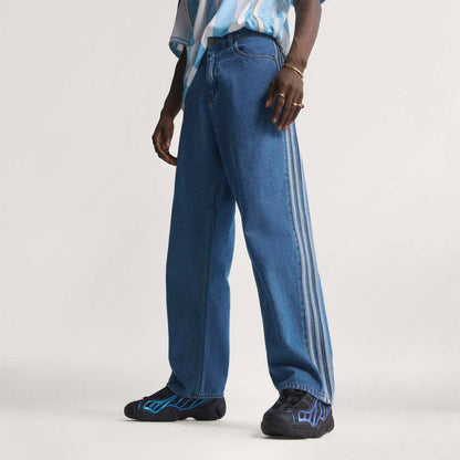 adidas originals FIREBIRD ADICOLOR DENIM PANTS アディダスオリジナルス ファイヤーバード アディカラー デニム パンツ KD1499【メンズ デニムパンツ ミッドライズ ストリート クラシック  26SS】