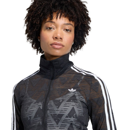 adidas originals FIREBIRD CLASSIC LACE TRACK TOP アディダスオリジナルス ファイヤーバード クラシック レース トラックトップ TB061【レディース トラックジャケット ジャージトップ ハイネック ジップアップ スリムフィット 26SS】