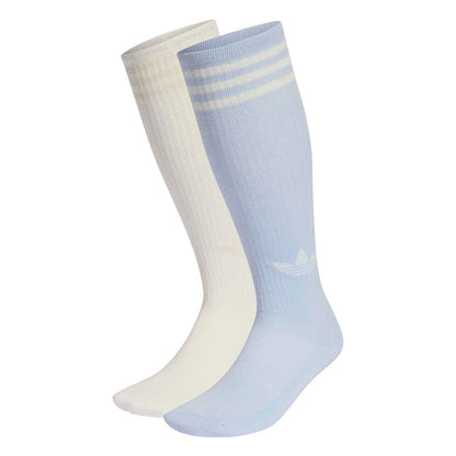 adidas originals 3-STRIPES KNEE SOCKS 2 PAIRS アディダスオリジナルス スリーストライプス ニーソックス 2足組 KD8259【レディース ニーソックス スポーツソックス サッカー カジュアルスポーツ 26SS】