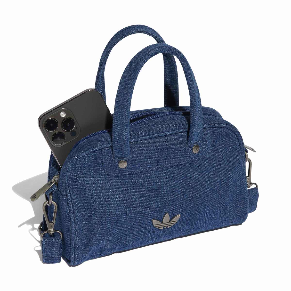 adidas originals ADICOLOR MINI BOWLING BAG DENIM KD7897 – Kinetics