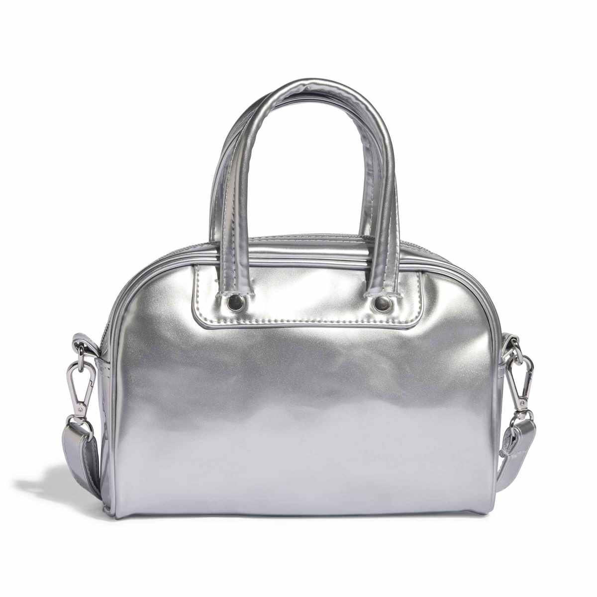 adidas originals ADICOLOR MINI BOWLING BAG アディダスオリジナルス アディカラー ミニボウリングバッグ KD7839【レディース ミニバッグ パテント素材 光沢 コンパクト 26SS】