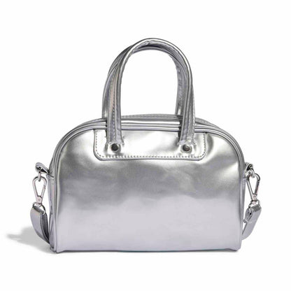 adidas originals ADICOLOR MINI BOWLING BAG アディダスオリジナルス アディカラー ミニボウリングバッグ KD7839【レディース ミニバッグ パテント素材 光沢 コンパクト 26SS】