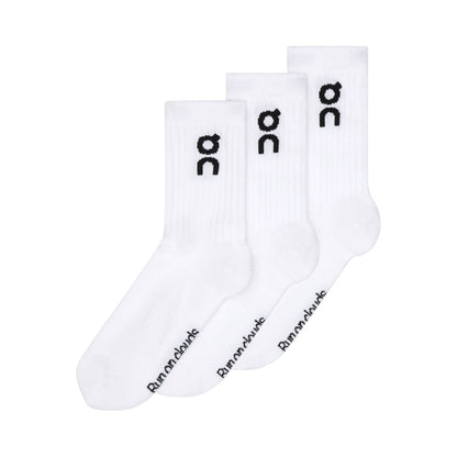 On Logo Sock High 3P オン ロゴソックスハイ3P 2UF10310069【メンズ ソックス ハイソックス デイリー 快適 通気性 26SS】