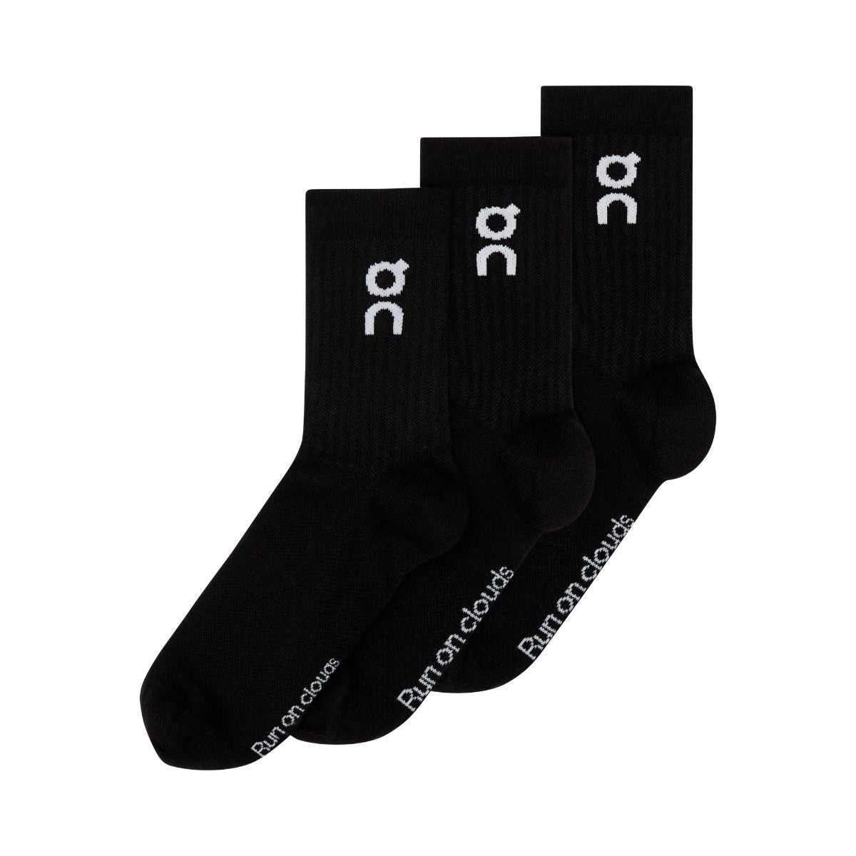 On Logo Sock High 3P オン ロゴソックスハイ3P 2UF10310553【メンズ ソックス ハイソックス デイリー 快適 通気性 26SS】
