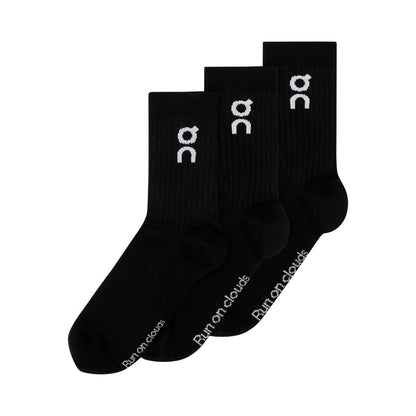 On Logo Sock High 3P オン ロゴソックスハイ3P 2UF10310553【メンズ ソックス ハイソックス デイリー 快適 通気性 26SS】