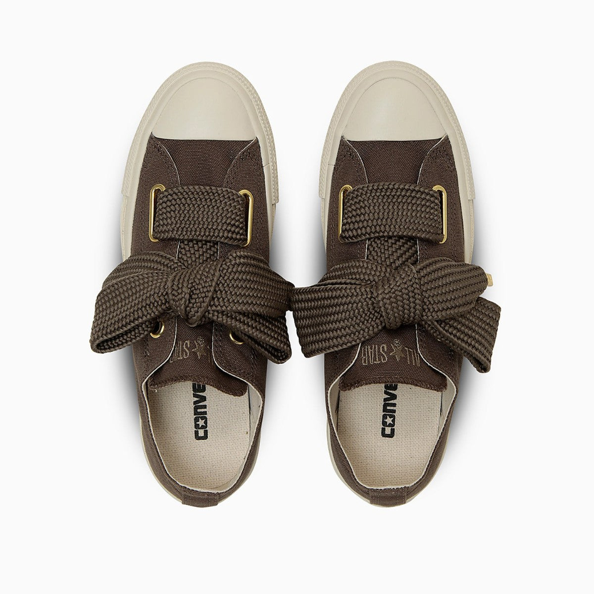 CONVERSE ALL STAR RIBBONLACE SLIP OX コンバース オールスター リボンレース スリップ OX 31316010【レディース リボンスニーカー カジュアル 幅広シューレース 26SS】