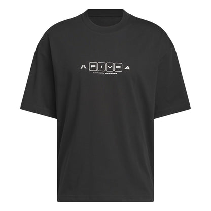 ADIDAS ANTHONY EDWARDS WORLD OF FIVE SHORT-SLEEVE TEE アディダス アンソニー・エドワーズ ワールド オブ ファイブ 半袖Tシャツ KF8974【メンズ ルーズフィット カジュアル デイリーユース  26SS】