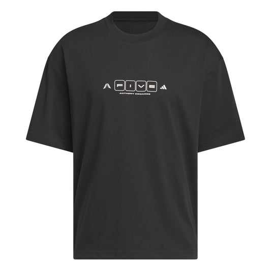 ADIDAS ANTHONY EDWARDS WORLD OF FIVE SHORT-SLEEVE TEE アディダス アンソニー・エドワーズ ワールド オブ ファイブ 半袖Tシャツ KF8974【メンズ ルーズフィット カジュアル デイリーユース  26SS】