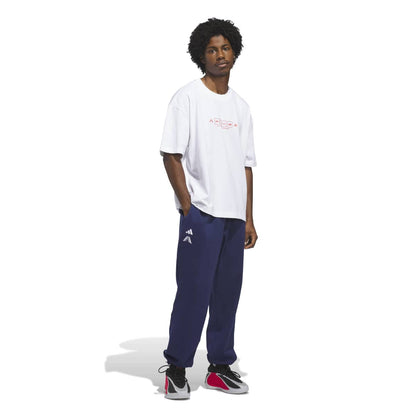 ADIDAS ANTHONY EDWARDS WORLD OF FIVE SHORT-SLEEVE TEE アディダス アンソニー・エドワーズ ワールド オブ ファイブ 半袖Tシャツ KF8975【メンズ ルーズフィット  デイリーユース  26SS】