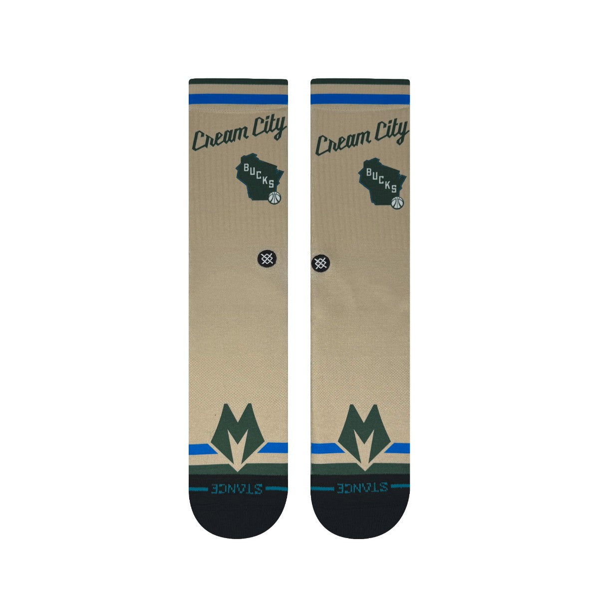 STANCE MILWAUKEE BUCKS CITY EDITION 2026 スタンス ミルウォーキー・バックス シティ・エディション 2026 A556D25MIL【メンズ 靴下 ソックス バスケットボール チーム ロゴ 25FW】